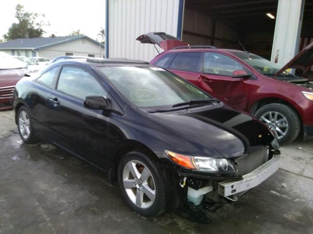 2HGFG129X8H531836 - 2008 HONDA CIVIC EXL BLACK photo 1