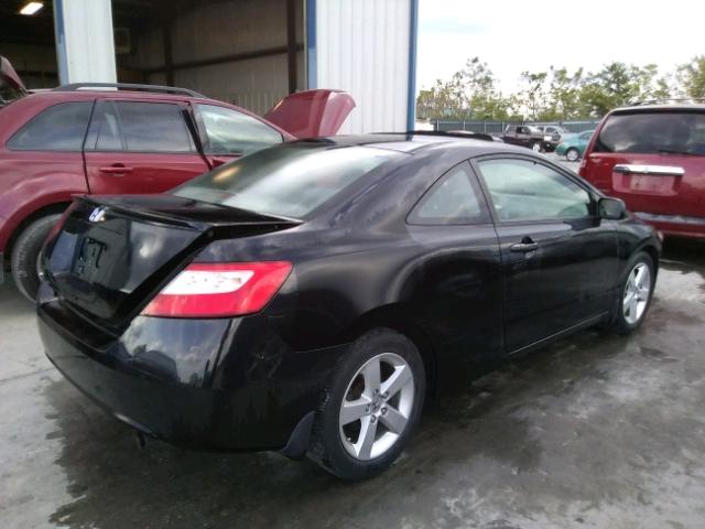 2HGFG129X8H531836 - 2008 HONDA CIVIC EXL BLACK photo 4