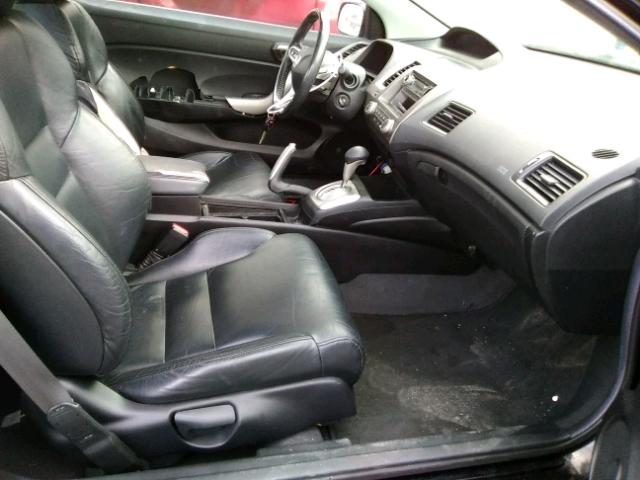 2HGFG129X8H531836 - 2008 HONDA CIVIC EXL BLACK photo 5