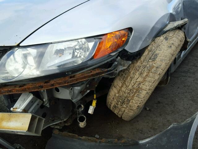 1HGFA16317L801156 - 2007 HONDA CIVIC DX SILVER photo 9