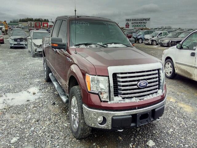 1FTFW1EV6AFA99747 - 2010 FORD F150 SUPER MAROON photo 1