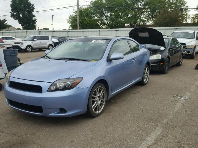 JTKDE167180228851 - 2008 TOYOTA SCION TC BLUE photo 2