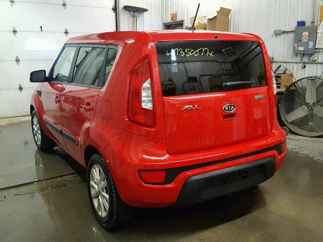 KNDJT2A69C7378596 - 2012 KIA SOUL + RED photo 3