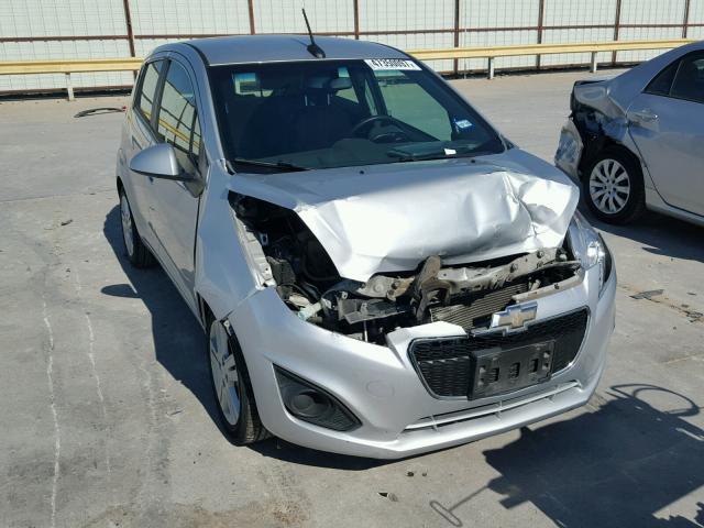 KL8CD6S96DC626603 - 2013 CHEVROLET SPARK 1LT SILVER photo 1