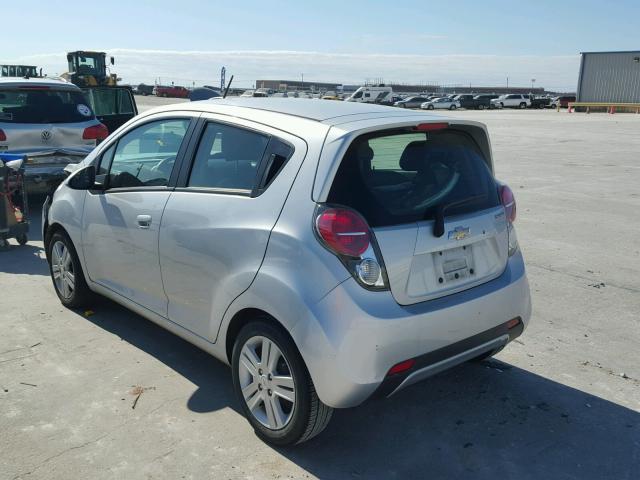 KL8CD6S96DC626603 - 2013 CHEVROLET SPARK 1LT SILVER photo 3