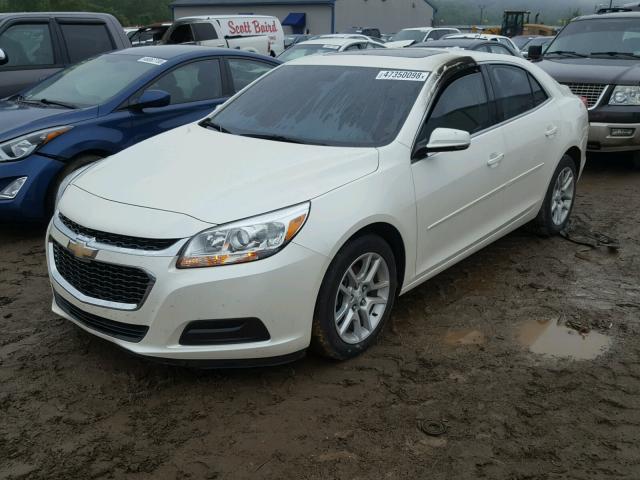 1G11C5SL3EF240530 - 2014 CHEVROLET MALIBU 1LT WHITE photo 2