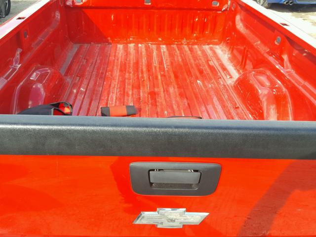 1GCEC14087Z572808 - 2007 CHEVROLET SILVERADO RED photo 6