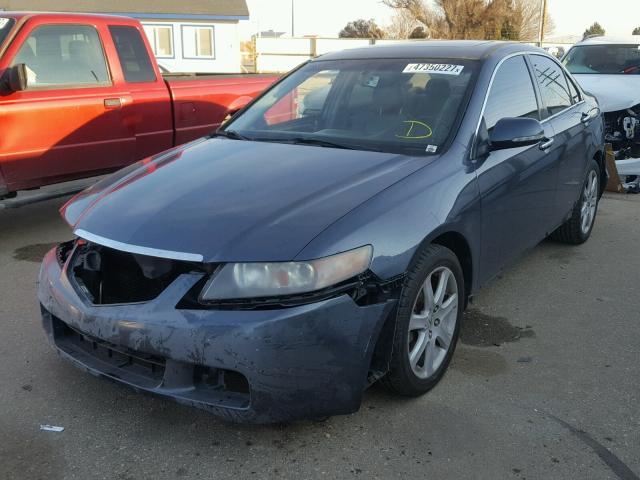 JH4CL968X4C033869 - 2004 ACURA TSX GRAY photo 2