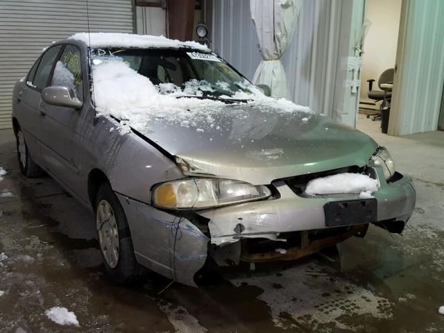 3N1CB51D22L646204 - 2002 NISSAN SENTRA XE GRAY photo 1