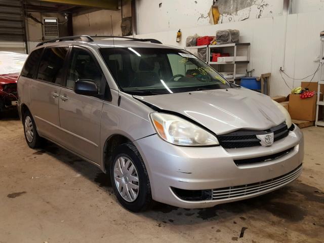 5TDZA23C65S377734 - 2005 TOYOTA SIENNA CE SILVER photo 1