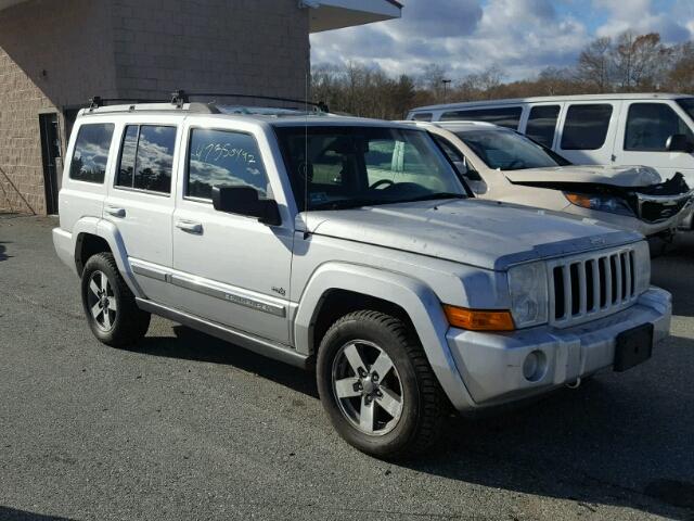 1J8HG48K76C337406 - 2006 JEEP COMMANDER SILVER photo 1