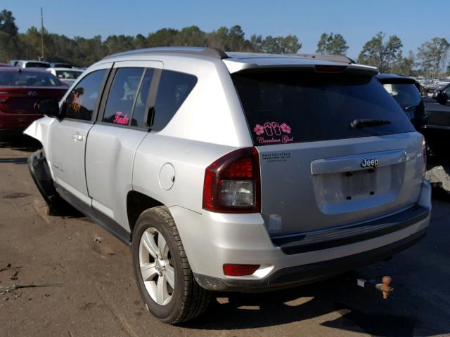 1C4NJCBB9ED625791 - 2014 JEEP COMPASS SP 银色 照片 3