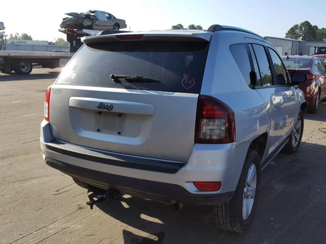 1C4NJCBB9ED625791 - 2014 JEEP COMPASS SP 银色 照片 4