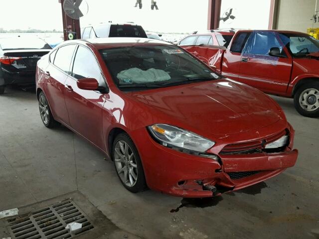 1C3CDFBAXDD152574 - 2013 DODGE DART SXT RED photo 1