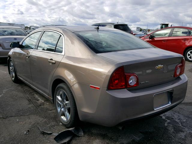 1G1ZH57B58F151566 - 2008 CHEVROLET MALIBU 1LT TAN photo 3