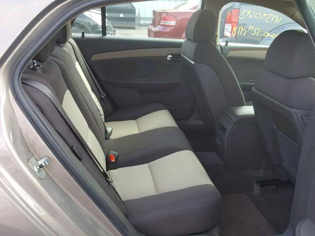1G1ZH57B58F151566 - 2008 CHEVROLET MALIBU 1LT TAN photo 6
