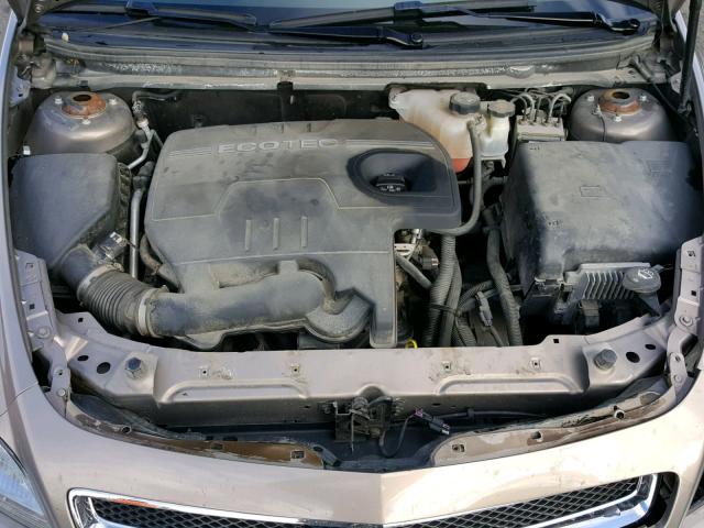 1G1ZH57B58F151566 - 2008 CHEVROLET MALIBU 1LT TAN photo 7