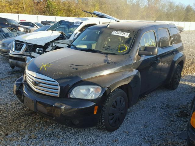 3GNDA13D88S533387 - 2008 CHEVROLET HHR LS BLACK photo 2