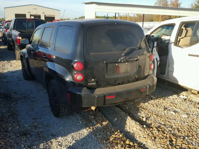3GNDA13D88S533387 - 2008 CHEVROLET HHR LS BLACK photo 3