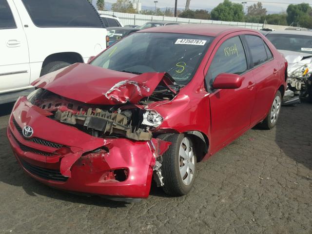 JTDBT923781192860 - 2008 TOYOTA YARIS RED photo 2