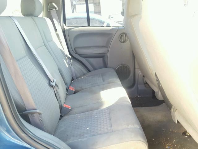 1J4GK48K35W564777 - 2005 JEEP LIBERTY SP BLUE photo 6