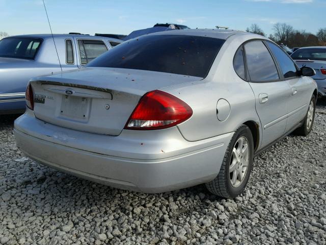 1FAFP56U16A154660 - 2006 FORD TAURUS SEL SILVER photo 4