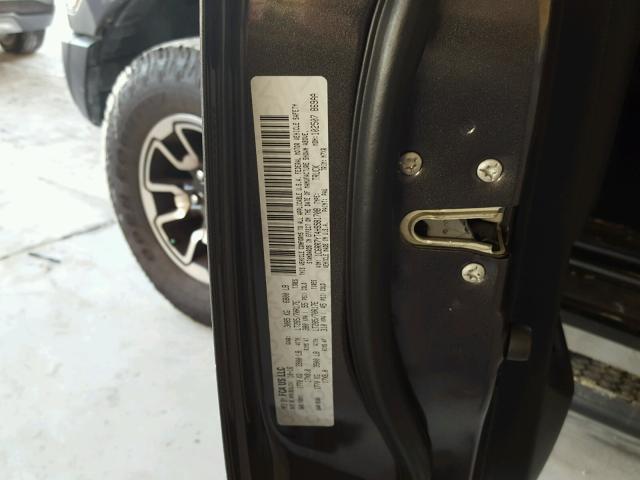 1C6RR7YT4HS581708 - 2017 RAM 1500 REBEL გრაფიტი ფოტო 10