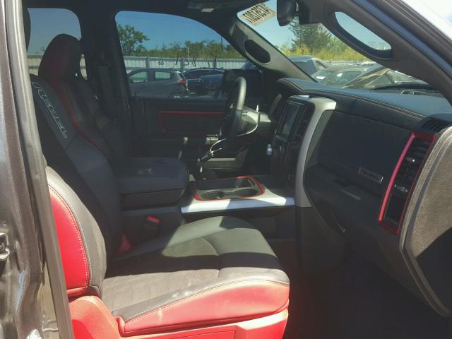 1C6RR7YT4HS581708 - 2017 RAM 1500 REBEL გრაფიტი ფოტო 5