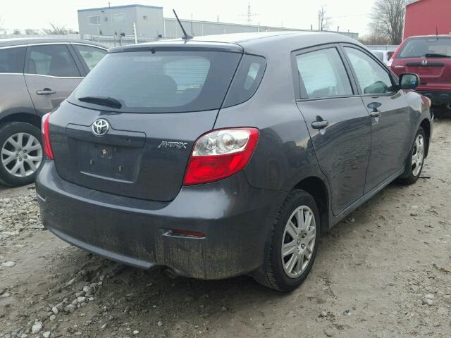 2T1KU4EE5DC092338 - 2013 TOYOTA COROLLA MA GRAY photo 4