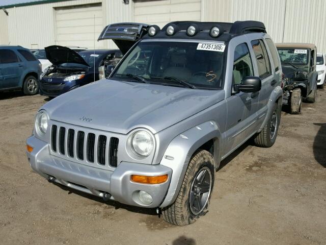 1J4GL38K23W683571 - 2003 JEEP LIBERTY RE SILVER photo 2