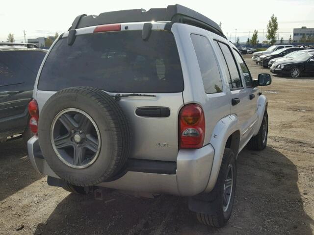 1J4GL38K23W683571 - 2003 JEEP LIBERTY RE SILVER photo 4