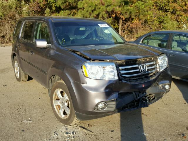 5FNYF3H52EB013618 - 2014 HONDA PILOT EXL CHARCOAL photo 1