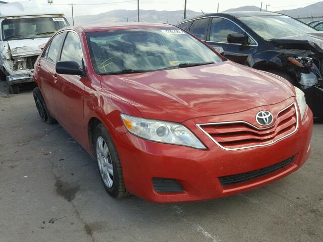 4T1BF3EK6AU085595 - 2010 TOYOTA CAMRY BASE RED photo 1