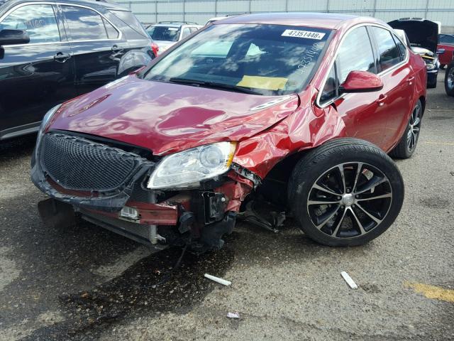 1G4PW5SK7G4171013 - 2016 BUICK VERANO SPO RED photo 2