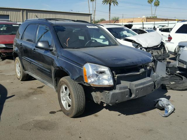 2CNDL73F956166612 - 2005 CHEVROLET EQUINOX LT BLACK photo 1