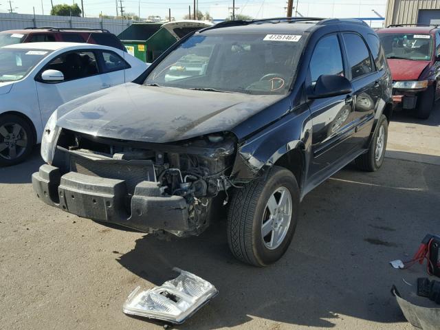 2CNDL73F956166612 - 2005 CHEVROLET EQUINOX LT BLACK photo 2