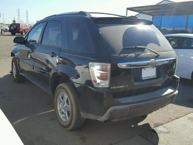 2CNDL73F956166612 - 2005 CHEVROLET EQUINOX LT BLACK photo 3