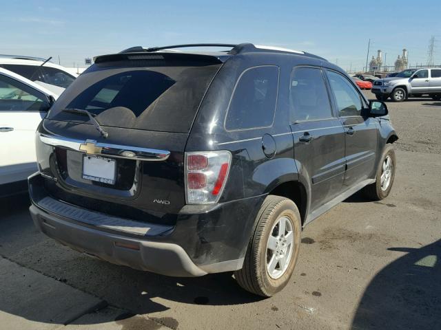 2CNDL73F956166612 - 2005 CHEVROLET EQUINOX LT BLACK photo 4