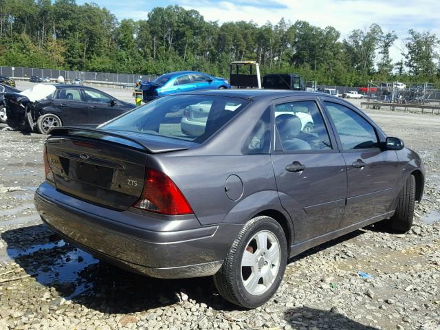 1FAFP38Z34W169237 - 2004 FORD FOCUS ZTS GRAY photo 4