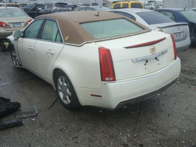 1G6DF577980135685 - 2008 CADILLAC CTS CREAM photo 3