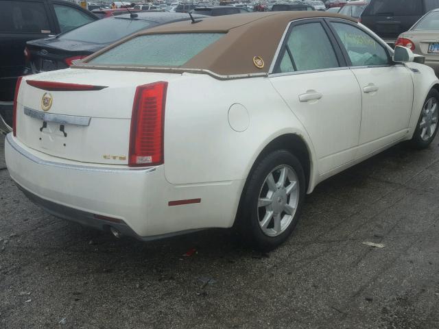 1G6DF577980135685 - 2008 CADILLAC CTS CREAM photo 4