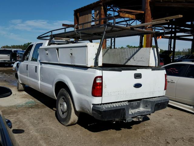 1FTSW20528EC56072 - 2008 FORD F250 SUPER WHITE photo 3