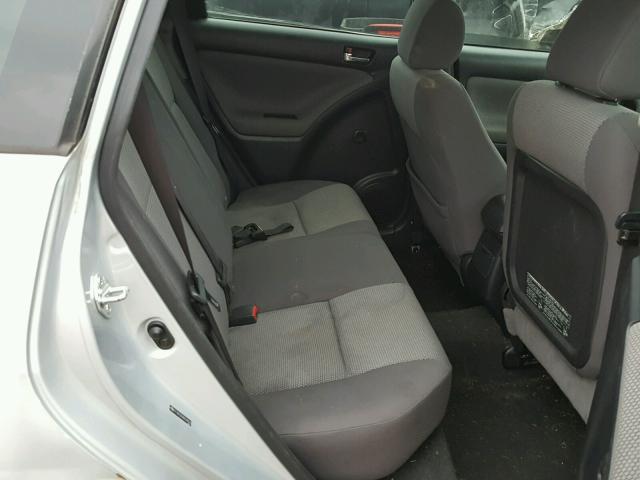 2T1KR32E86C599379 - 2006 TOYOTA COROLLA MA SILVER photo 6