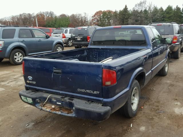 1GCCS19W428251242 - 2002 CHEVROLET S TRUCK S1 BLACK photo 4