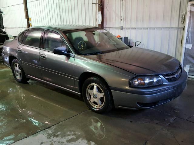 2G1WF52E649228443 - 2004 CHEVROLET IMPALA GRAY photo 1