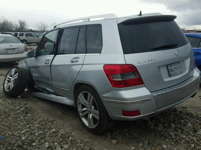 WDCGG8HB3AF394469 - 2010 MERCEDES-BENZ GLK 350 4M SILVER photo 3