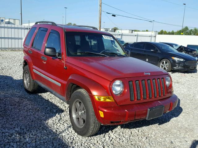 1J4GL38K25W679720 - 2005 JEEP LIBERTY RE RED photo 1