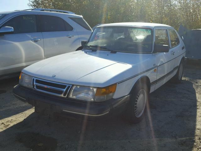 YS3AJ36D8L3005407 - 1990 SAAB 900 WHITE photo 2