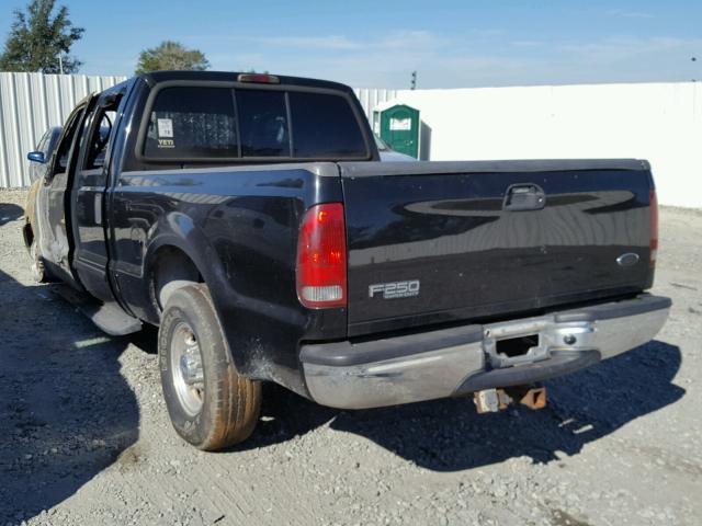 1FTNW20L81ED23937 - 2001 FORD F250 SUPER BLACK photo 3