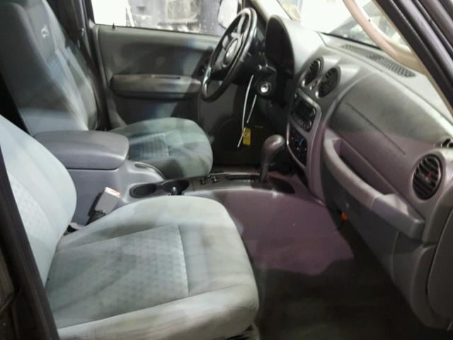 1J4GL48K36W228142 - 2006 JEEP LIBERTY BLACK photo 5